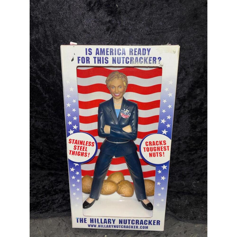 The Hillary Nutcracker Hillary Clinton Figurine New In Box